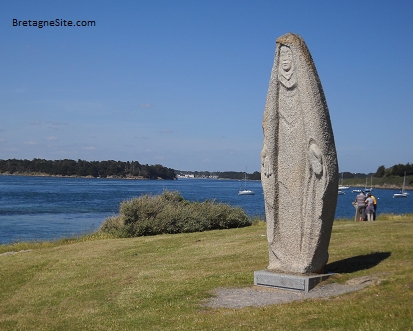 Statue Saint Anne Arzon Bretagnesite