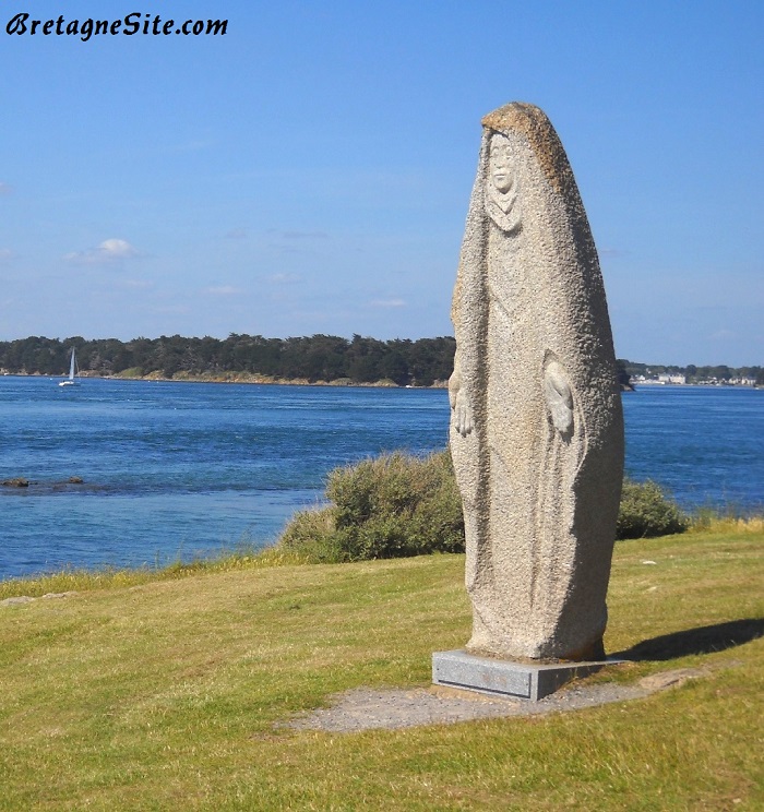 Statue Sainte anne bretagnesite